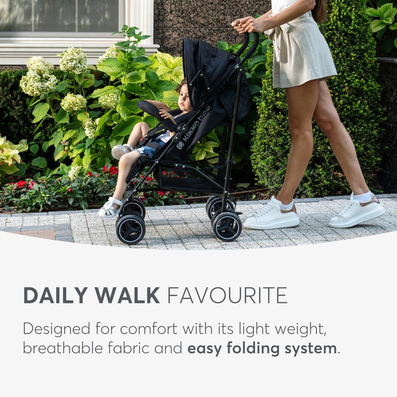 OPEN BOX Kikkaboo Lightweight Beetle Stroller - Beige