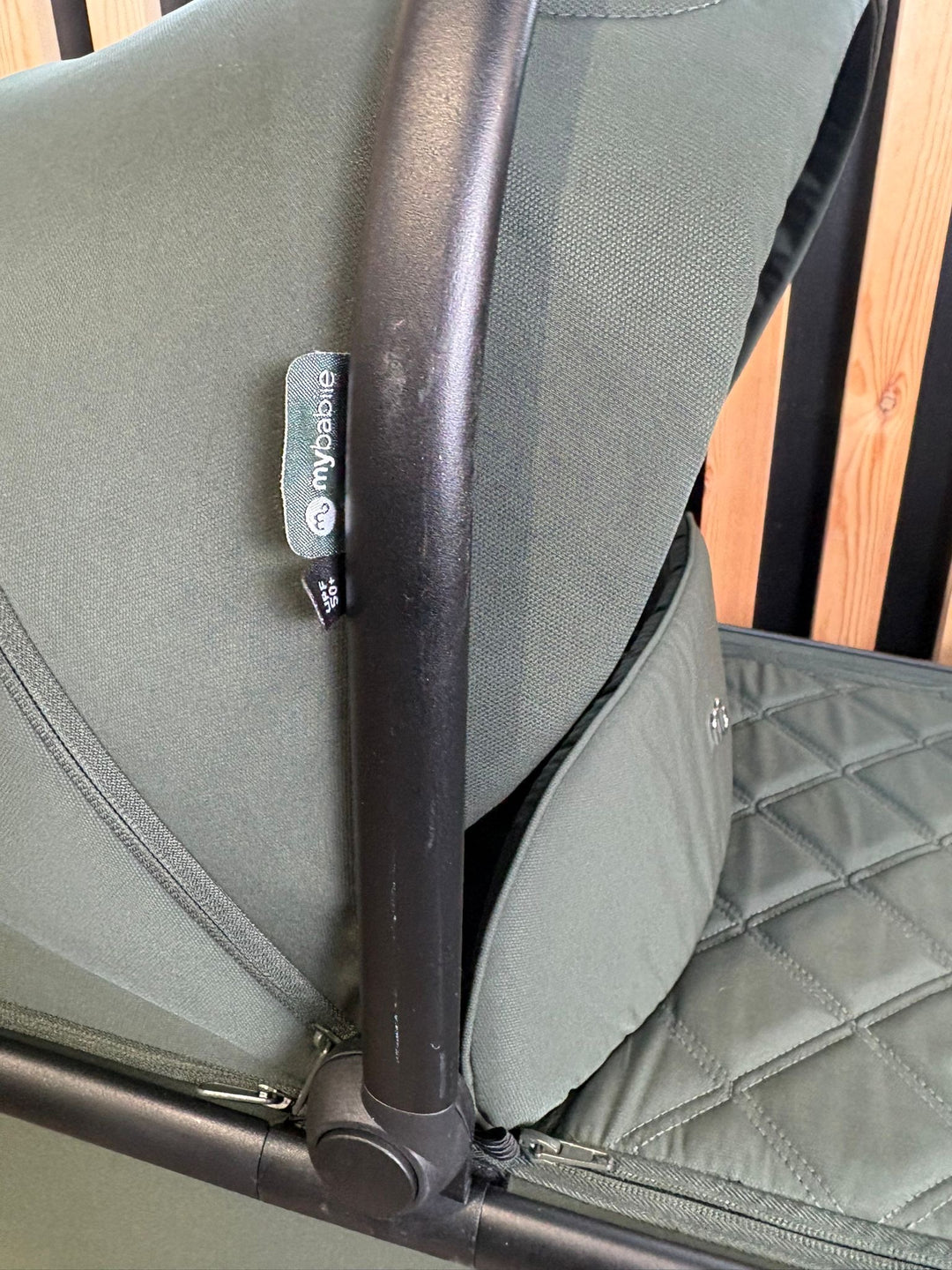 PRE LOVED My Babiie MB450i Travel System - Forest Green