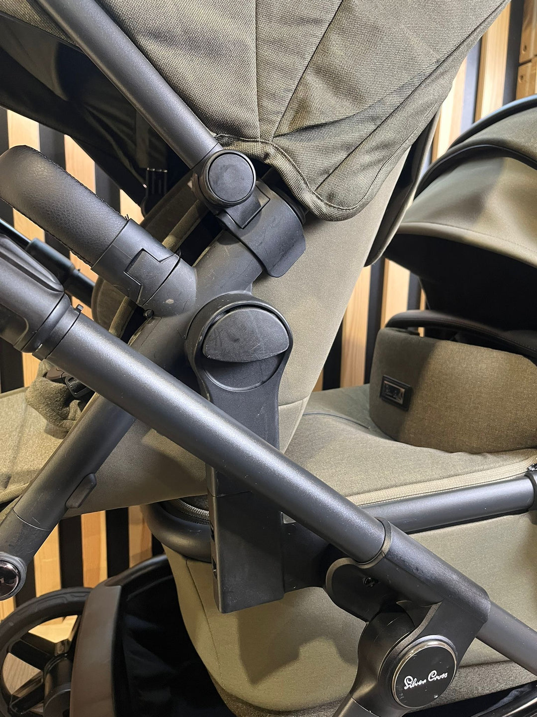 PRE LOVED Silver Cross Wave Double Travel System - Cedar