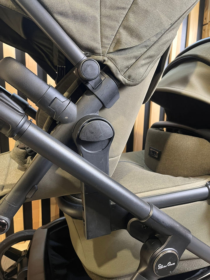 PRE LOVED Silver Cross Wave Double Travel System - Cedar