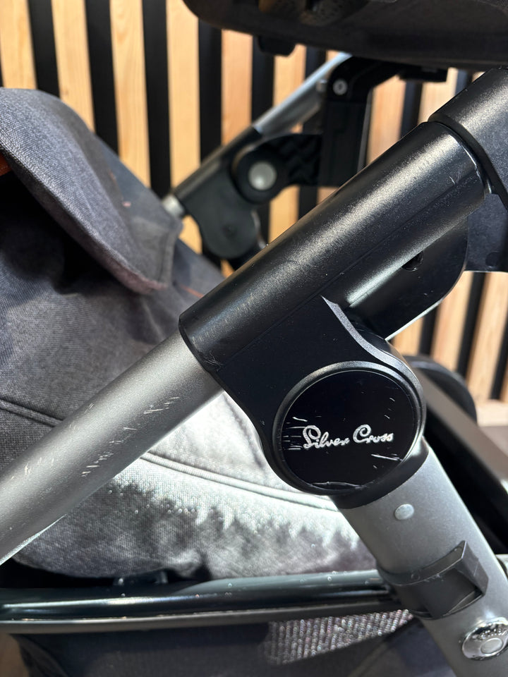 PRE LOVED Silver Cross Wave Double Travel System - Charcoal