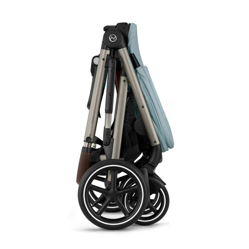 Cybex Gazelle Essential Bundle Inc Gold Footmuff - Stormy Blue/Taupe