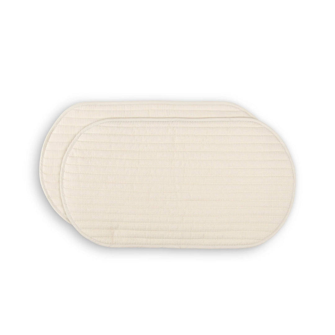 CuddleCo 2 Pack Travel Changing Pad - Cashmere Waffle