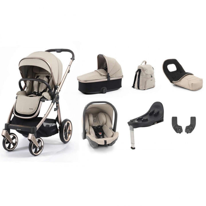 Babystyle Oyster 3 Luxury Travel System Bundle - Creme Brulee