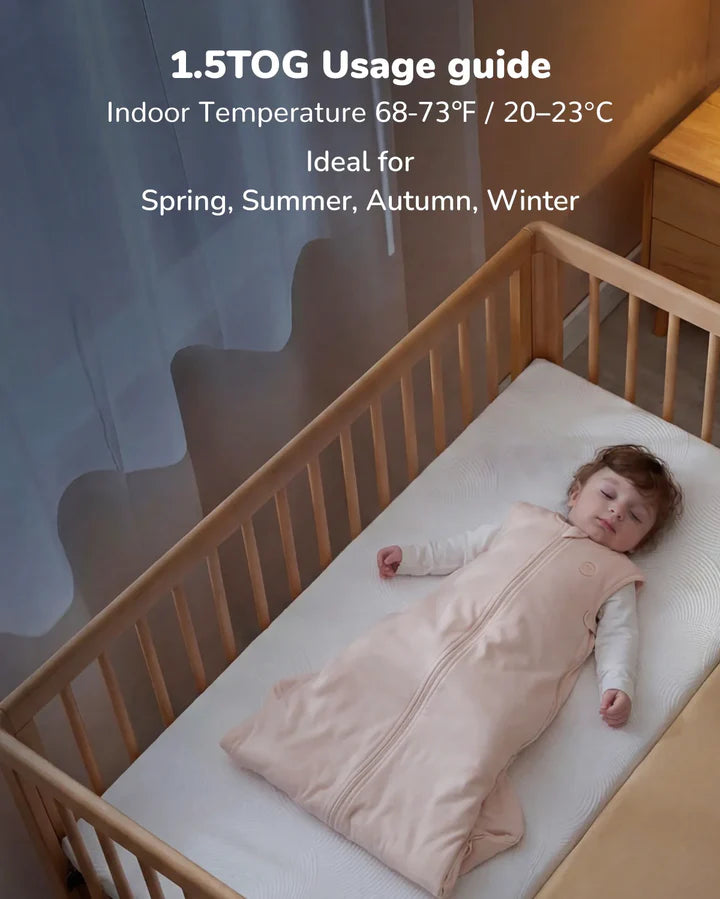 Momcozy Baby Sleeping Bag 1.5 TOG - Pink