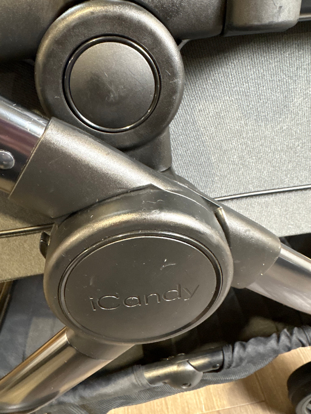 PRE LOVED iCandy Peach 7 Pram + Pushchair - Phantom/Truffle