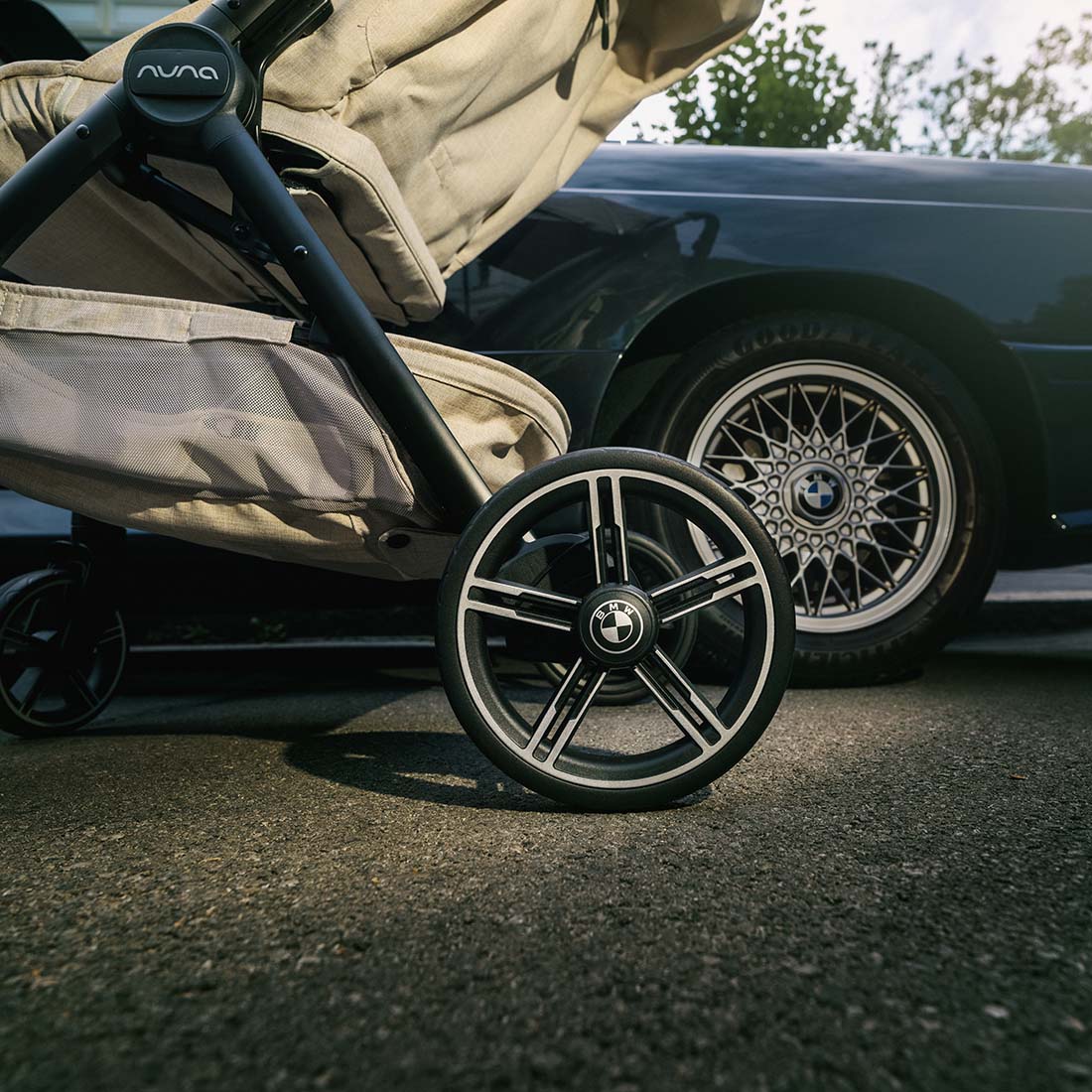 Nuna trvl LX BMW Collection Compact Stroller - Mica