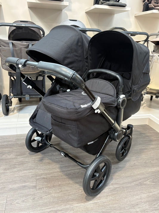 PRE LOVED Bugaboo Donkey3 Duo Bundle - Midnight Black