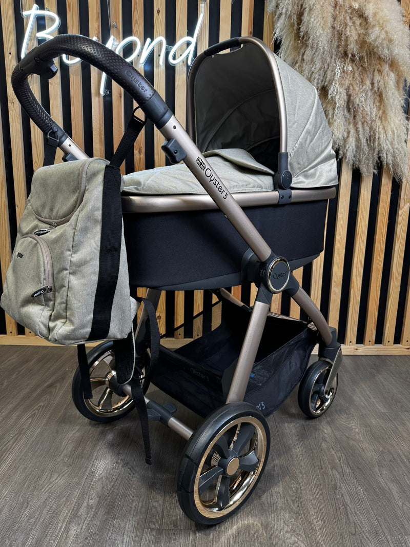 PRE LOVED Oyster 3 Pram & Pushchair - Creme Brulee
