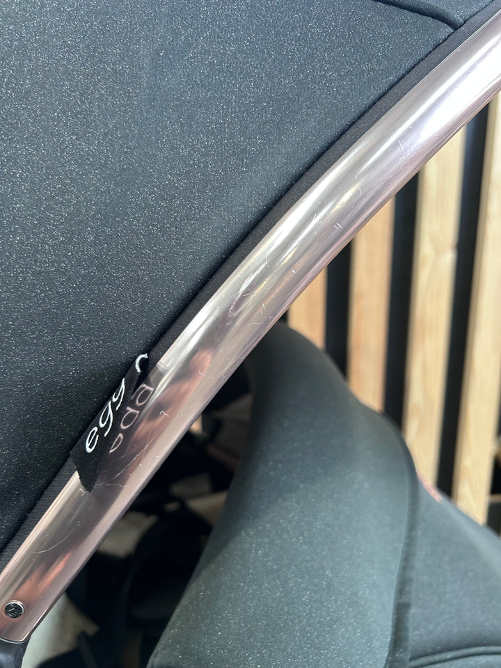 PRE LOVED egg Pushchair + Footmuff - Diamond Black