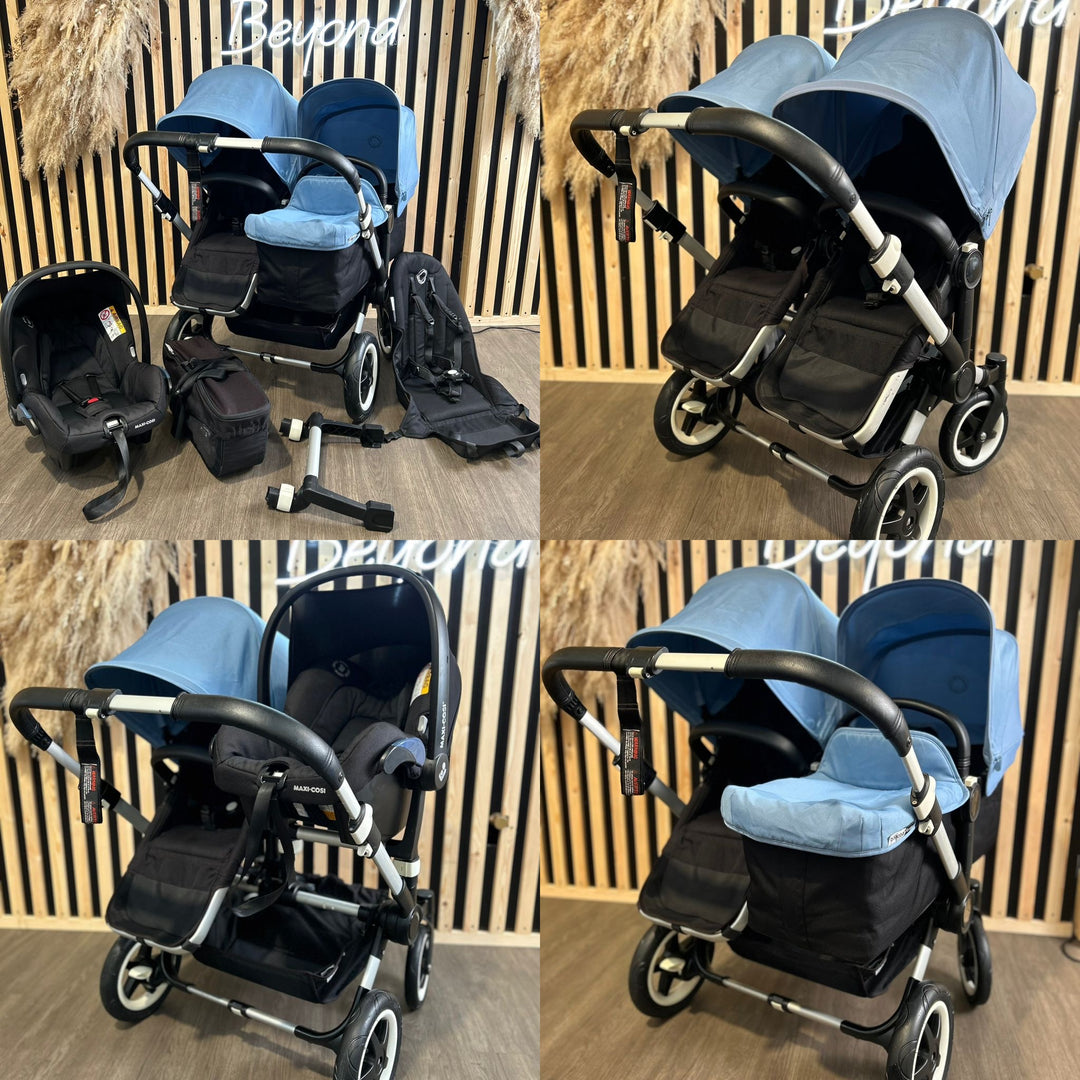 Bugaboo Donkey Duo + Maxi-Cosi Car Seat & Car Seat Adaptor