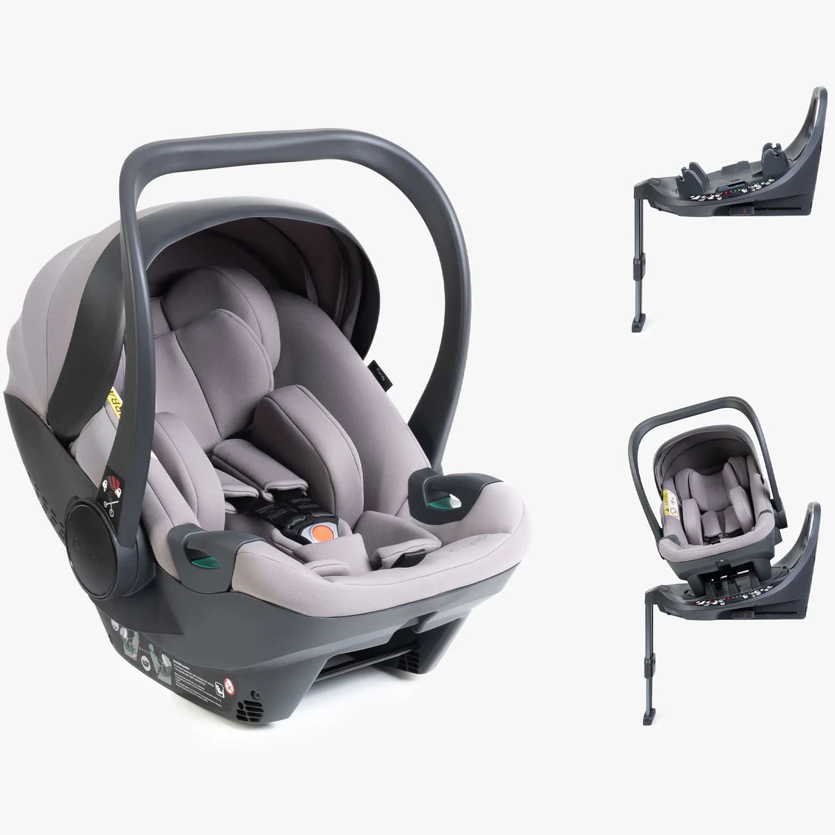 iCandy Core2 Complete 360 Car Seat Travel System Bundle - Storm Grey
