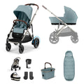 Cybex eGazelle S, 9 Piece Bundle - Stormy Blue/Taupe