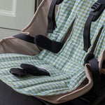 Avery Row Pram Liner - Little Farm/Greenhouse Gingham