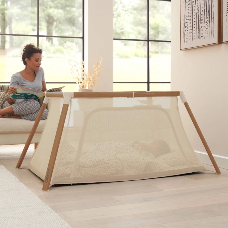 Tutti Bambini CoZee Go Day & Night Bundle - Scandinavian Walnut/Ecru