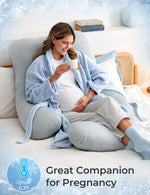 Momcozy Dreamlign U Pro Cool Feeling Maternity Pillow - Grey