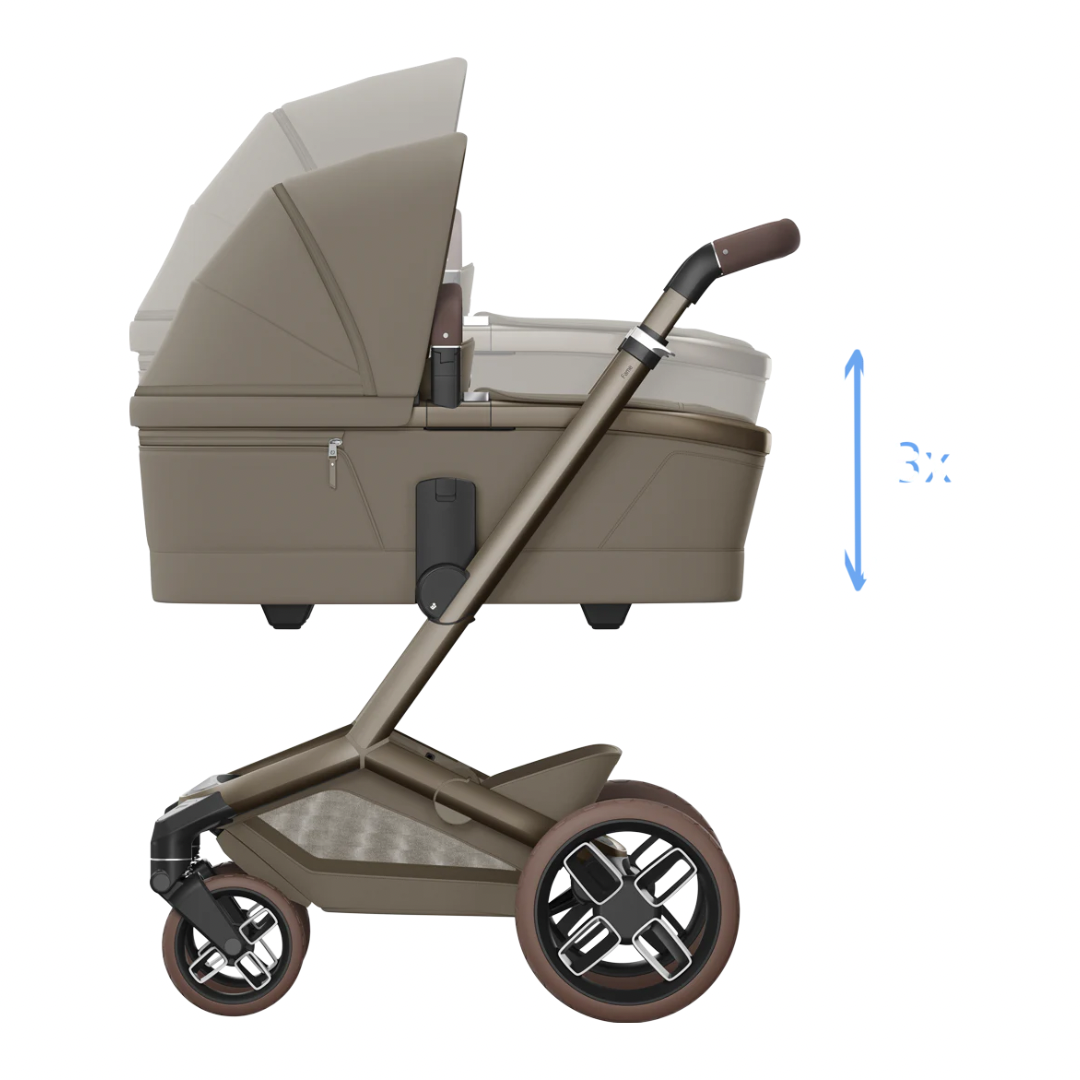 Maxi-Cosi Fame 8 Piece Pebble Slide Pro Premium Travel System Bundle – Oak Truffle