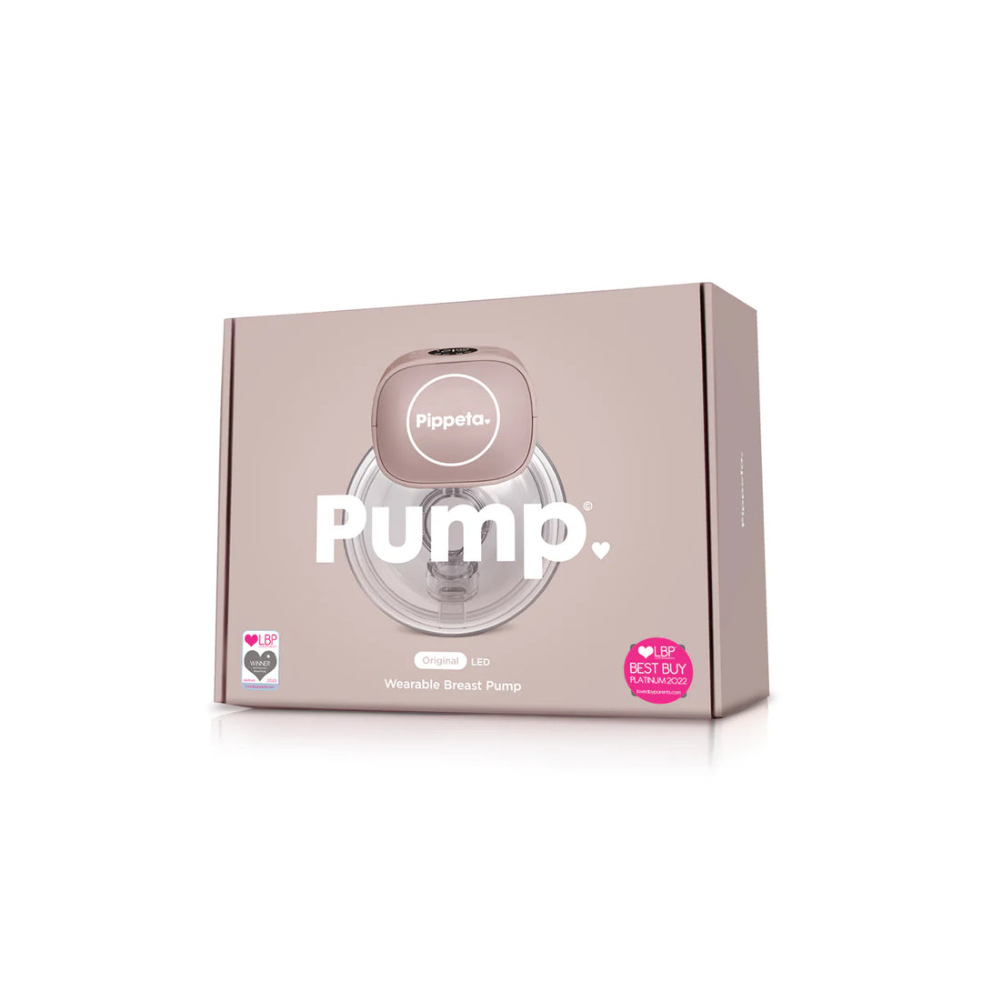 Pippeta LED Wearable Hands Free Breast Pump - Ash Rose