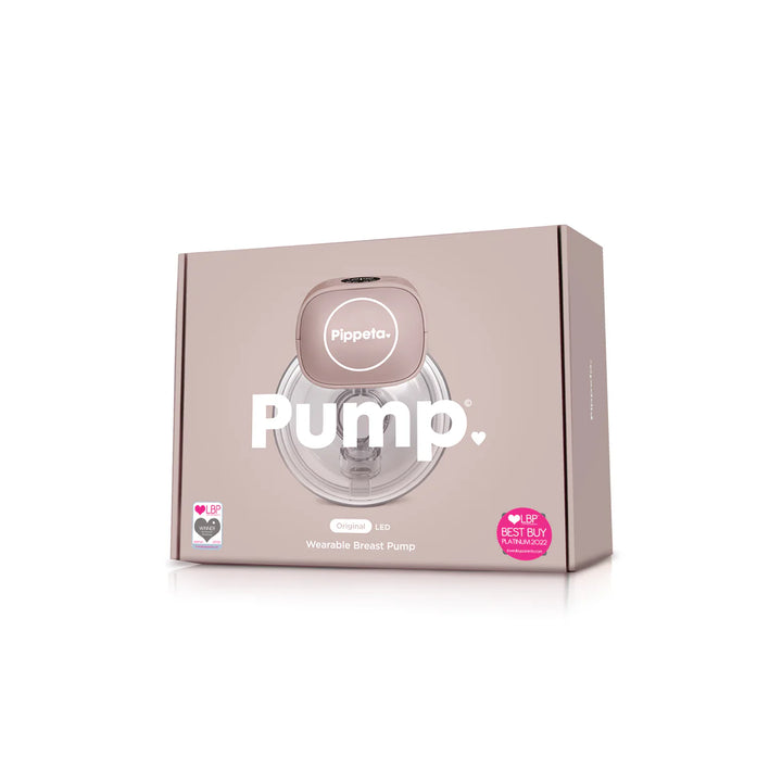 Pippeta LED Wearable Hands Free Breast Pump - Ash Rose