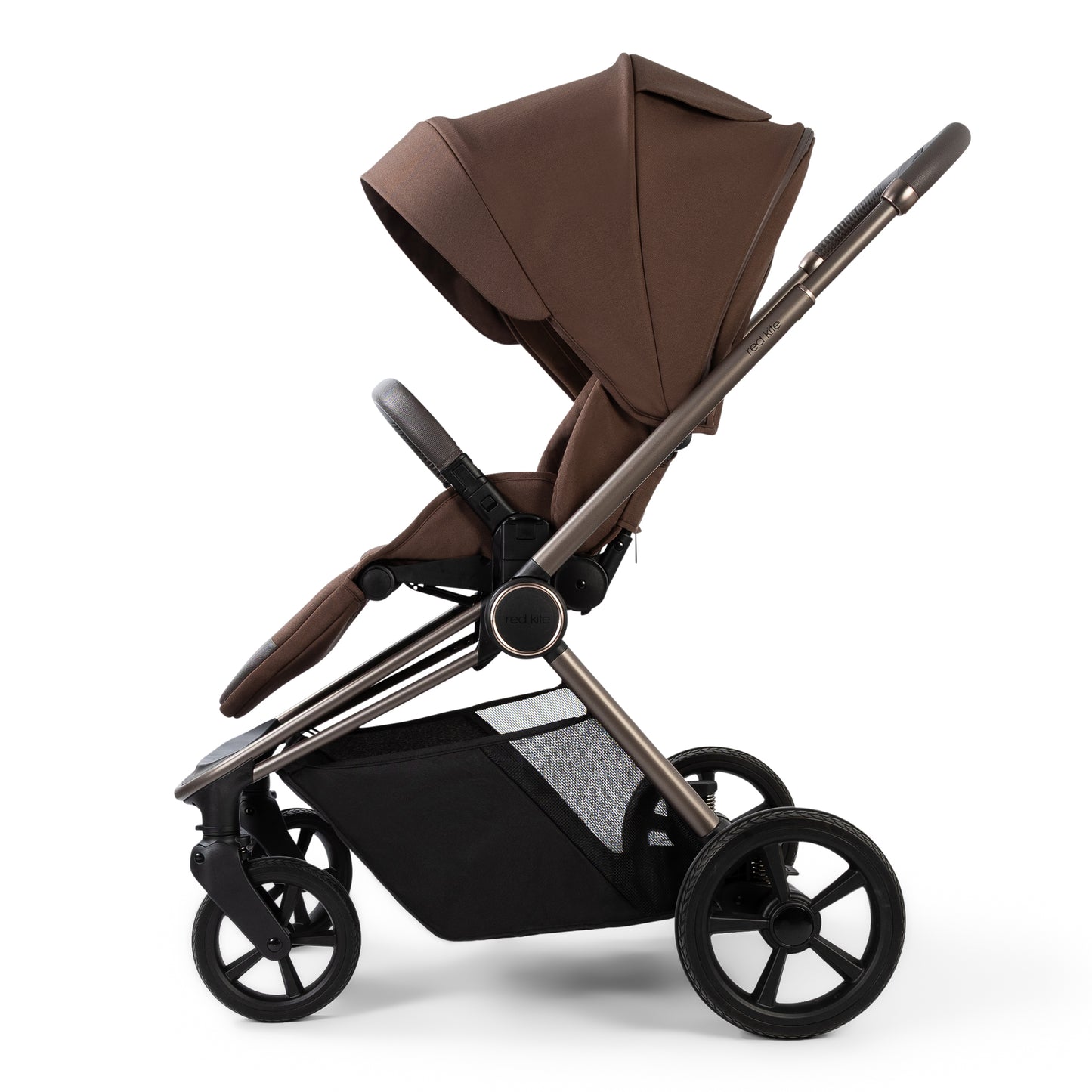 Redkite Push Me Cruise Complete Essentials Baby Bundle Inc Spin Base - Chestnut