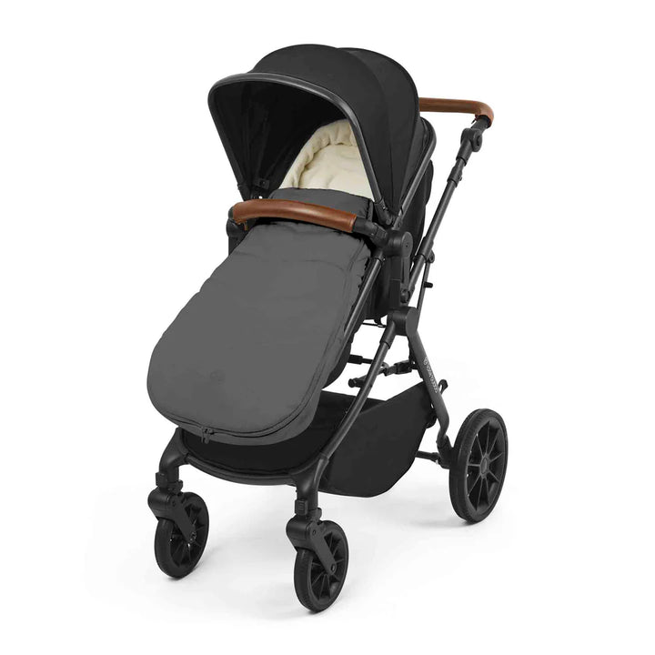 Ickle Bubba Premium Pram & Stroller Footmuff - Charcoal Grey