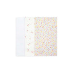 Avery Row 3 Pack Organic Baby Muslin Squares - Wildflower Garden