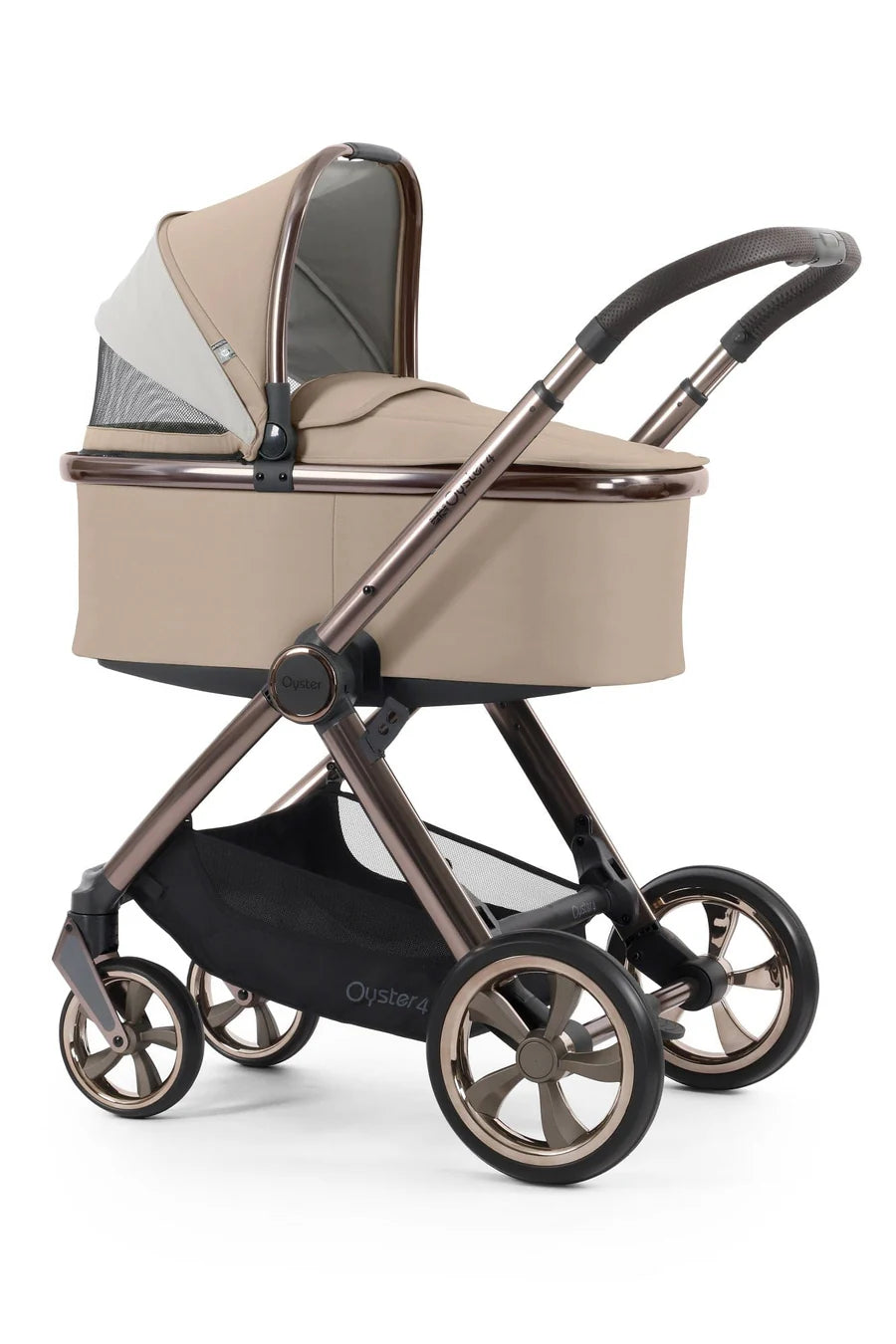 Oyster4 Luxury Travel System Bundle Inc Capsule 360 Car Seat - Fawn