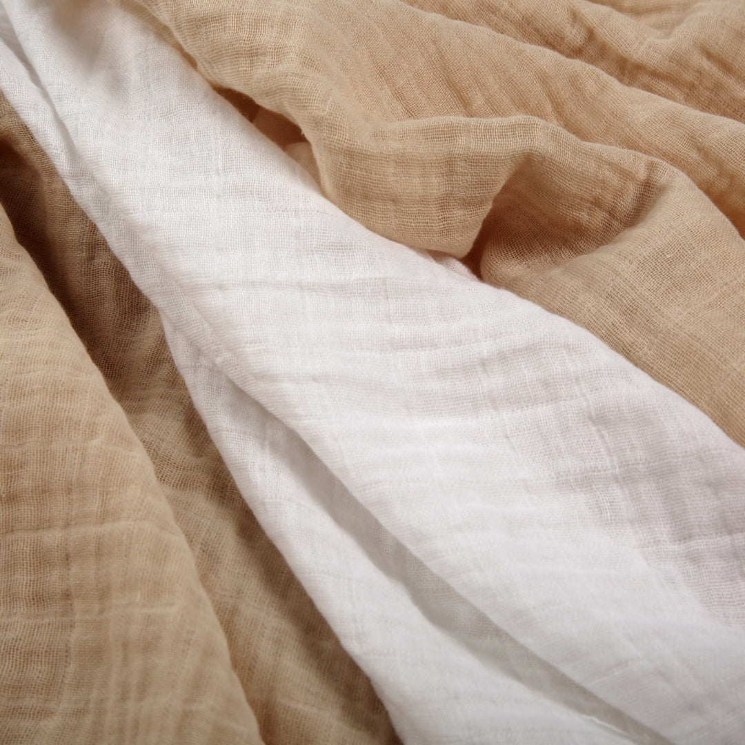 CuddleCo Universal Crib/Co-Sleeper Bedding Set - Cashmere Waffle