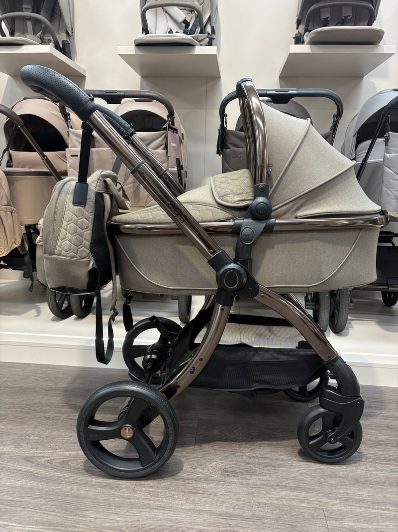 PRE LOVED egg2 Travel System w/ BRAND NEW egg Shell Car Seat - Mink