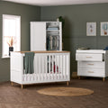 Obaby Orla 3 Piece Room Set - White with Oak