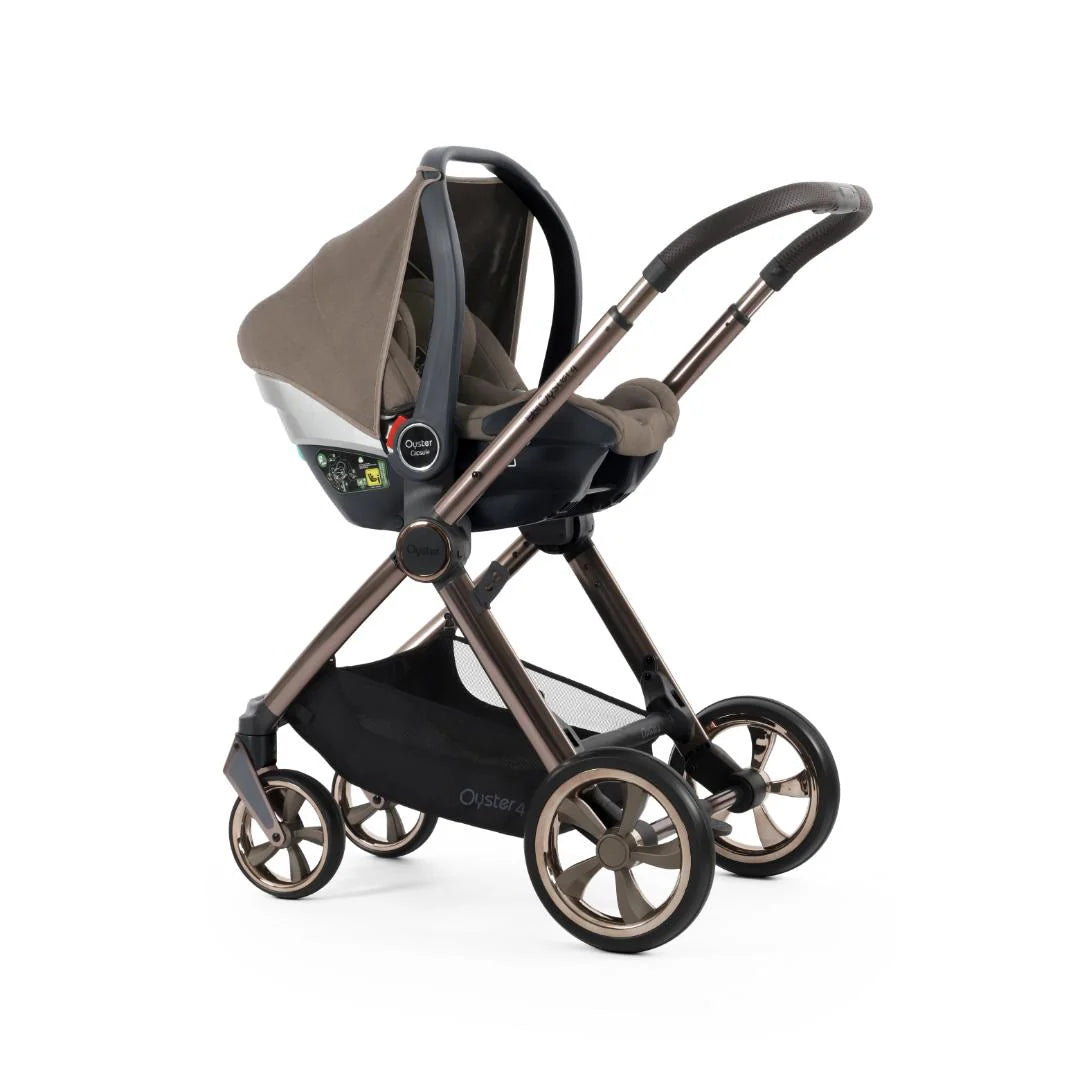 Oyster4 Travel System Bundle Inc Capsule Car Seat - Mink