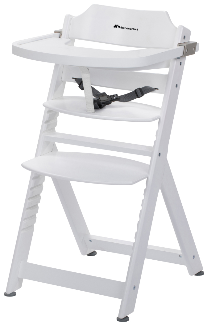 bebeconfort Timba Wooden Highchair - White