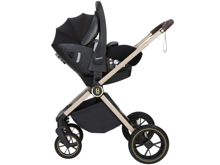 Babymore Kai Travel System Pecan with Base - Forest Grey