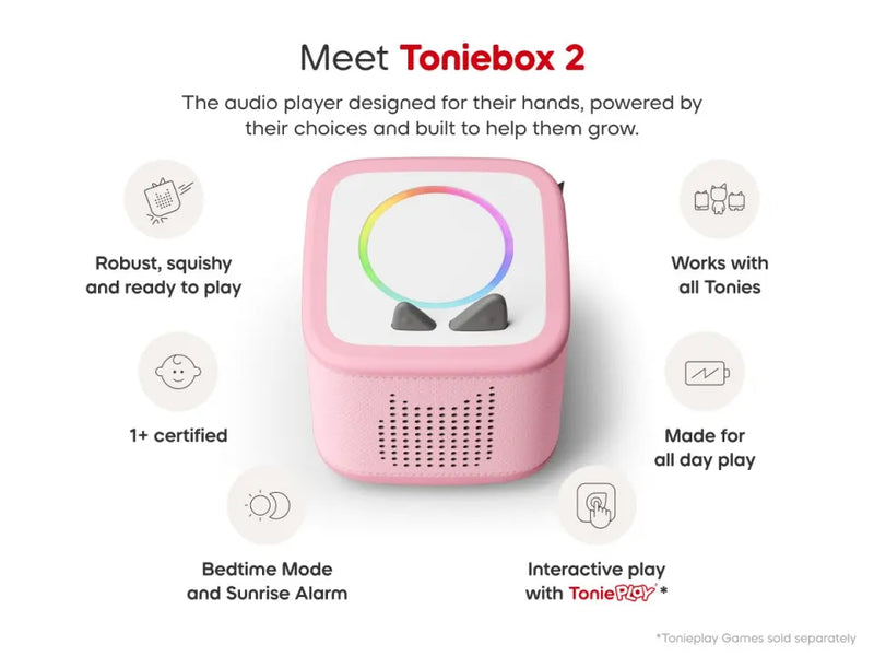 tonies Toniebox 2 - Cloud Pink