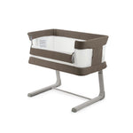 Oyster Drop Side Wiggle Crib Co-Sleeper - Mink