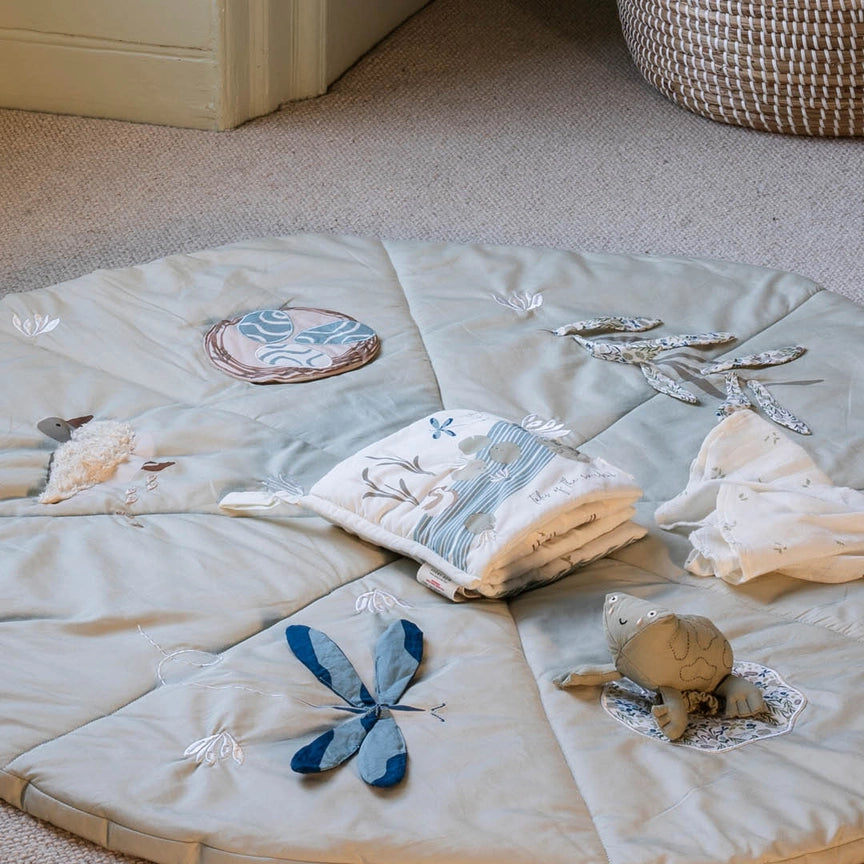 Avery Row Baby Fabric Book - Tales of the Riverbank