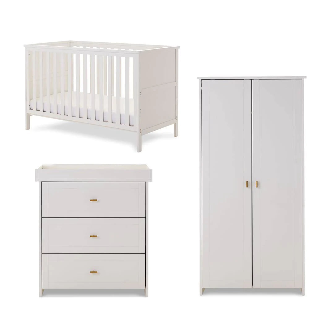 Obaby Evie 3 Piece Room Set - White
