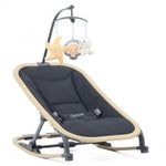 Oyster Rocker Chair - Carbonite