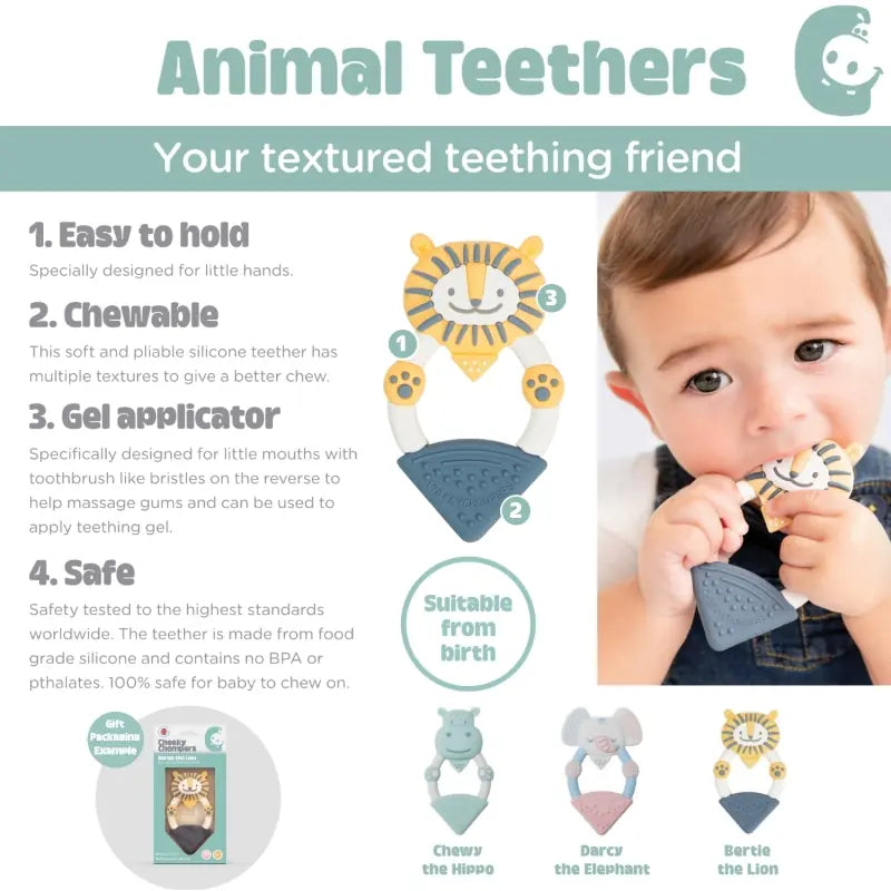 Cheeky Chompers Teething Gift Box - Darcy The Elephant