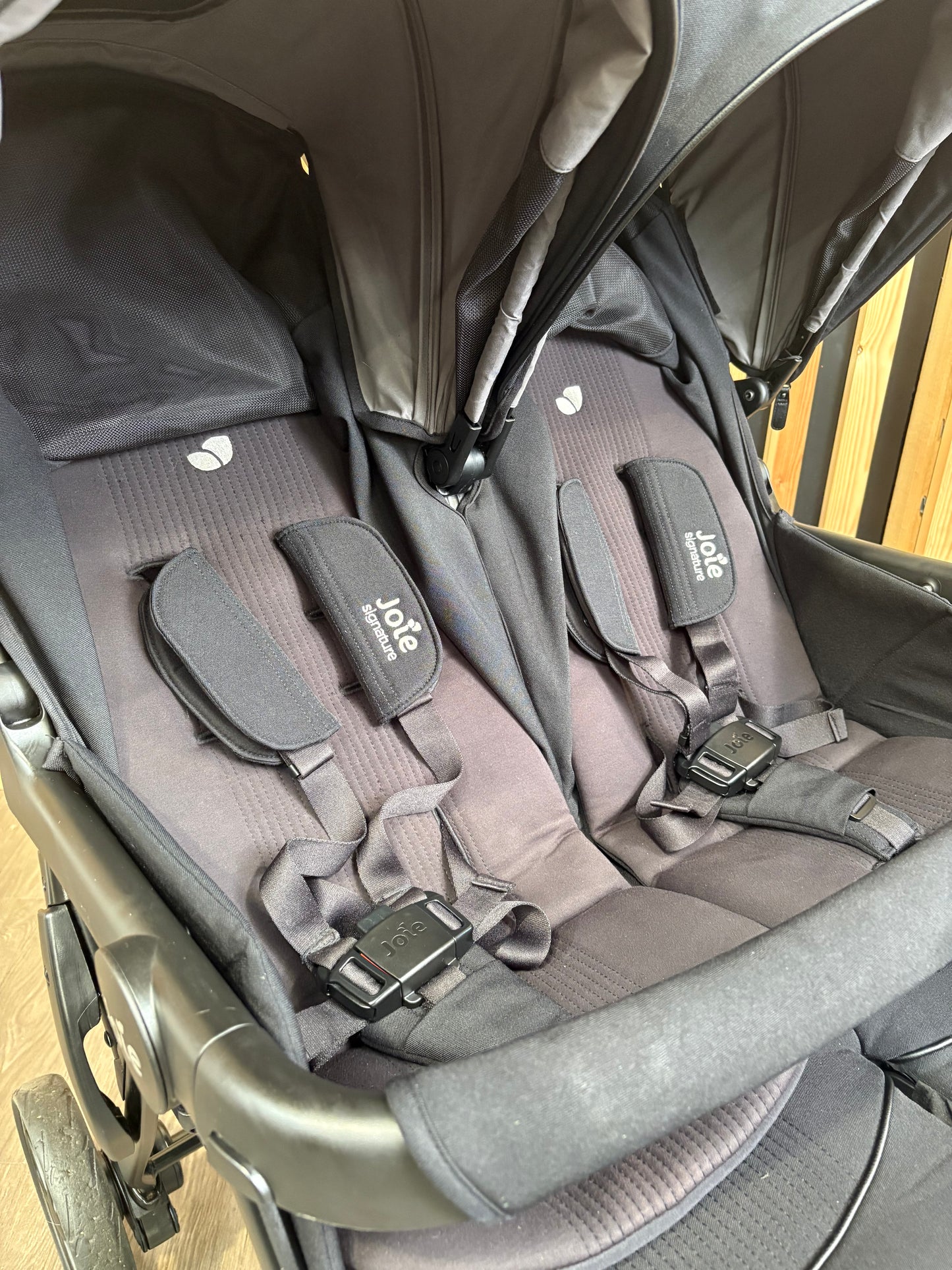 PRE LOVED Joie Estrella Twin Stroller - Eclipse
