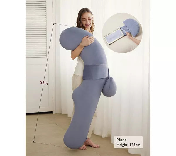 Momcozy F-Shaped Maternity Body Pillow