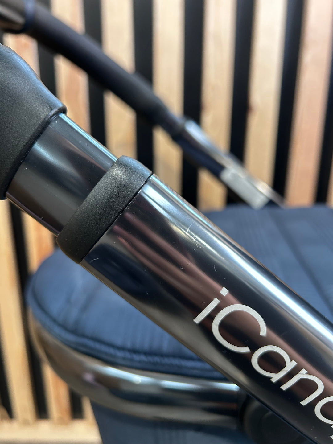 PRE LOVED iCandy Peach 6 Travel System - Navy Check