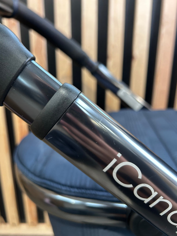 PRE LOVED iCandy Peach 6 Travel System - Navy Check