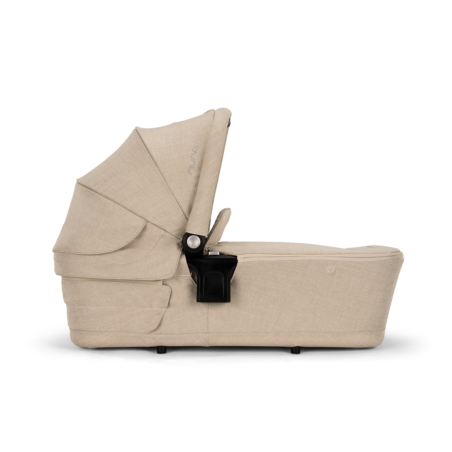 Nuna TRIV Next, LYTL Carrycot, ARRA Flex + Base Curve Travel System - Biscotti
