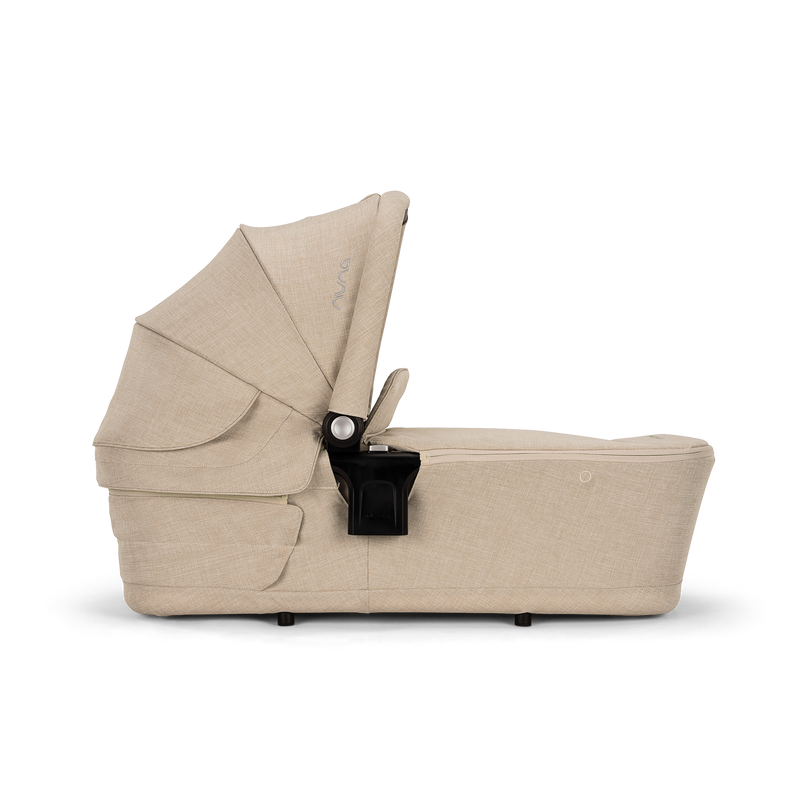 Nuna TRIV Next, LYTL Carrycot, ARRA Flex + Base Curve Travel System - Biscotti