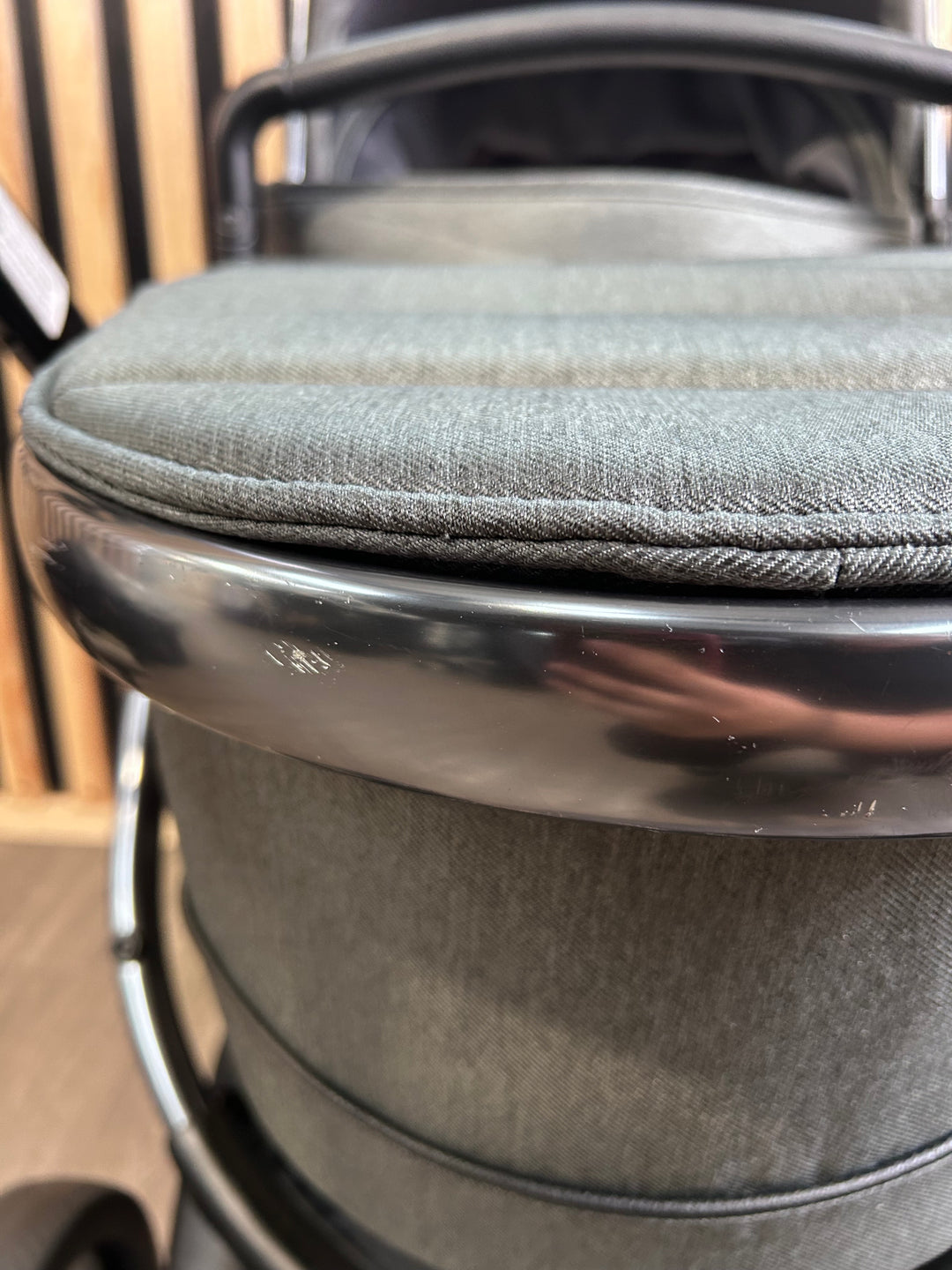 PRE LOVED iCandy Peach 6 Travel System - Dark Grey Twill