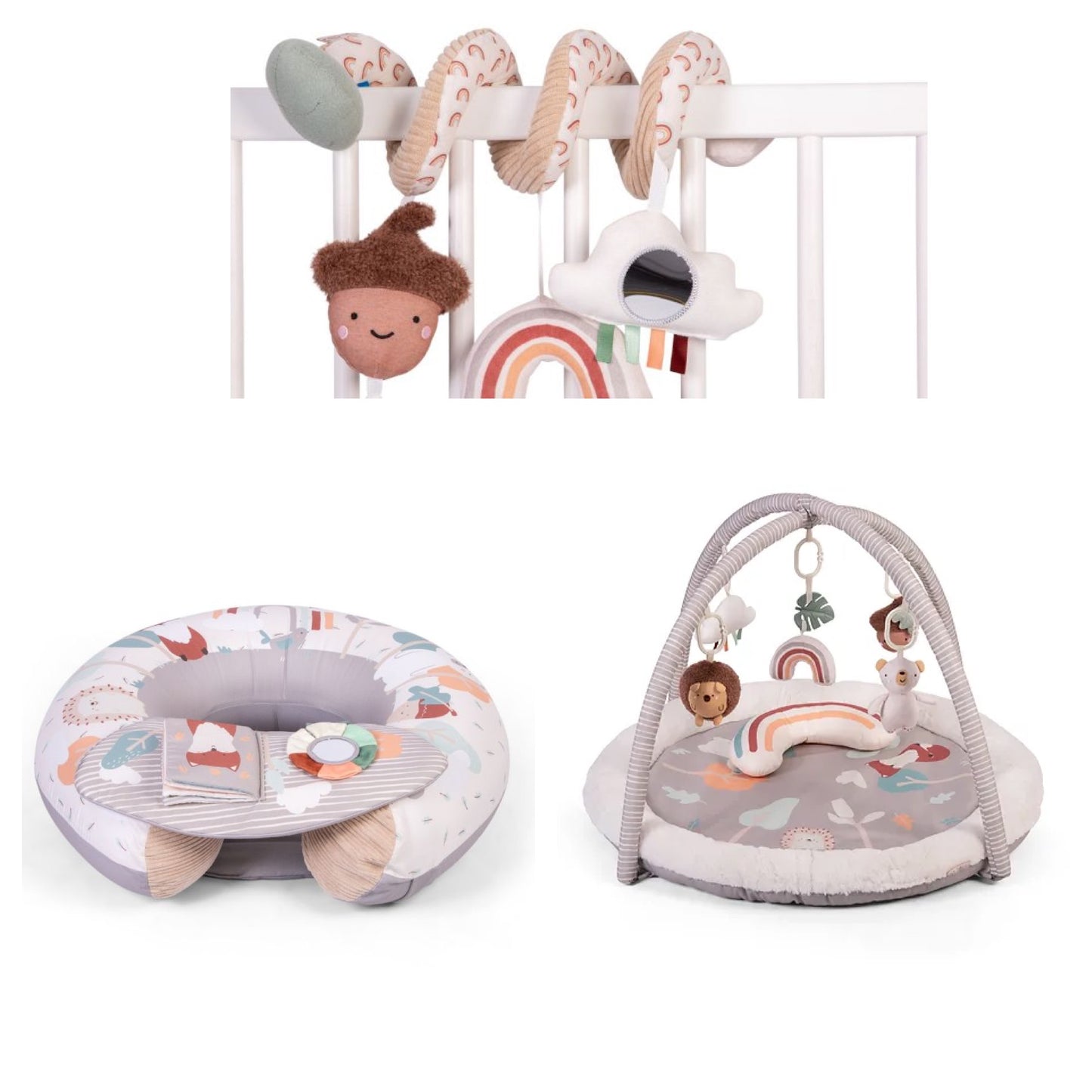 Redkite Push Me Cruise Complete Essentials Baby Bundle Inc Spin Base - Chestnut