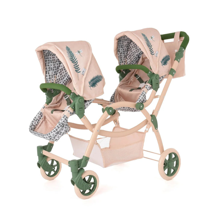 Roma RHS Twins Dolls Pram - Fern