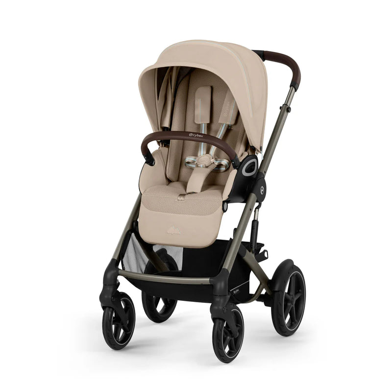 Cybex Talos S Lux 10-Piece Cloud G Travel System Bundle - Almond Beige