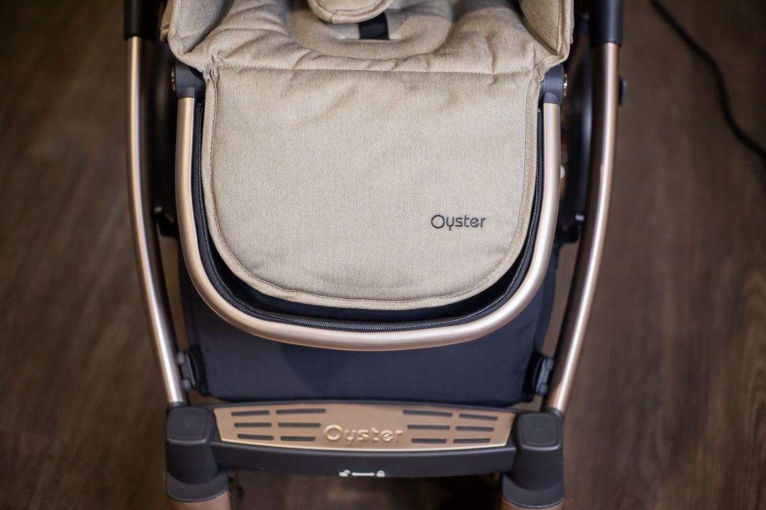 EX DISPLAY Babystyle Oyster3 Pram, Pushchair + Accessories - Cream